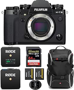 Fujifilm X-T3 Mirrorless Camera Bundle with Rode Mic and Accessories