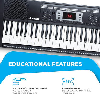 Alesis Melody61MKII 61-Key Keyboard Piano Beginner Bundle