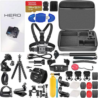 GoPro CHDHF-131-AT Hero Compact 4K Action Camera Bundle
