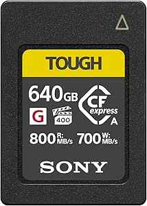 Sony CEAG640T 640GB CFexpress Type A Card