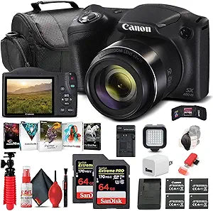Canon PowerShot SX420 is Digital Camera Bundle - Black — main product image