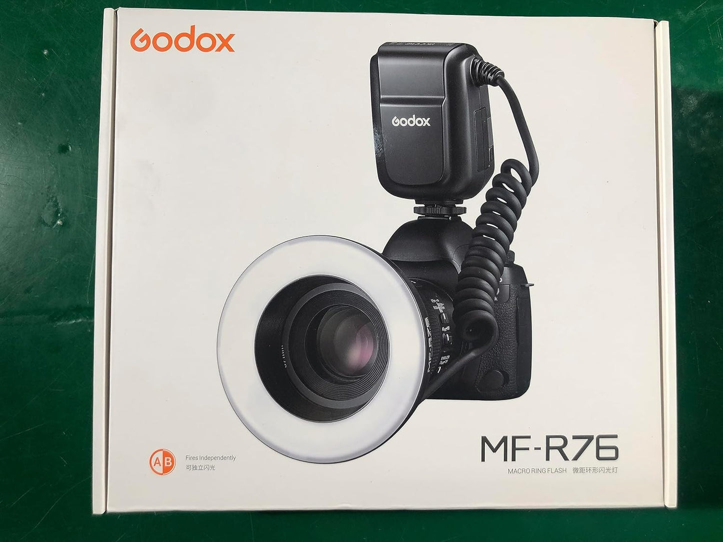 Godox MF-R76 Macro Ring Flash for Sony Canon Nikon Fuji