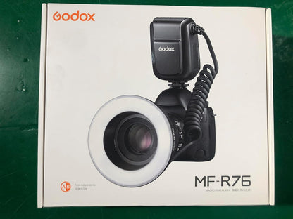 Godox MF-R76 Macro Ring Flash for Sony Canon Nikon Fuji