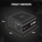 Corsair CP-9020222-NA CX750M 750W 80+ Bronze Semi-Modular PSU