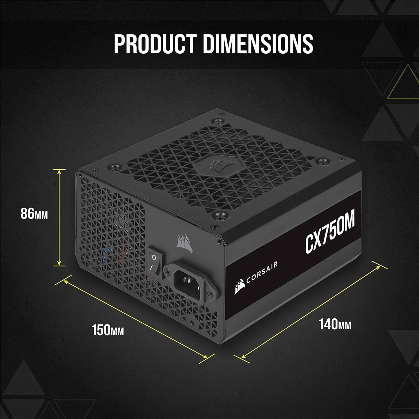 Corsair CP-9020222-NA CX750M 750W 80+ Bronze Semi-Modular PSU
