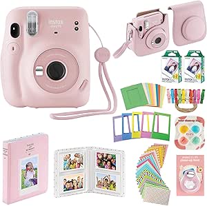 Fujifilm Instax Mini 11 Instant Camera Bundle - Pink