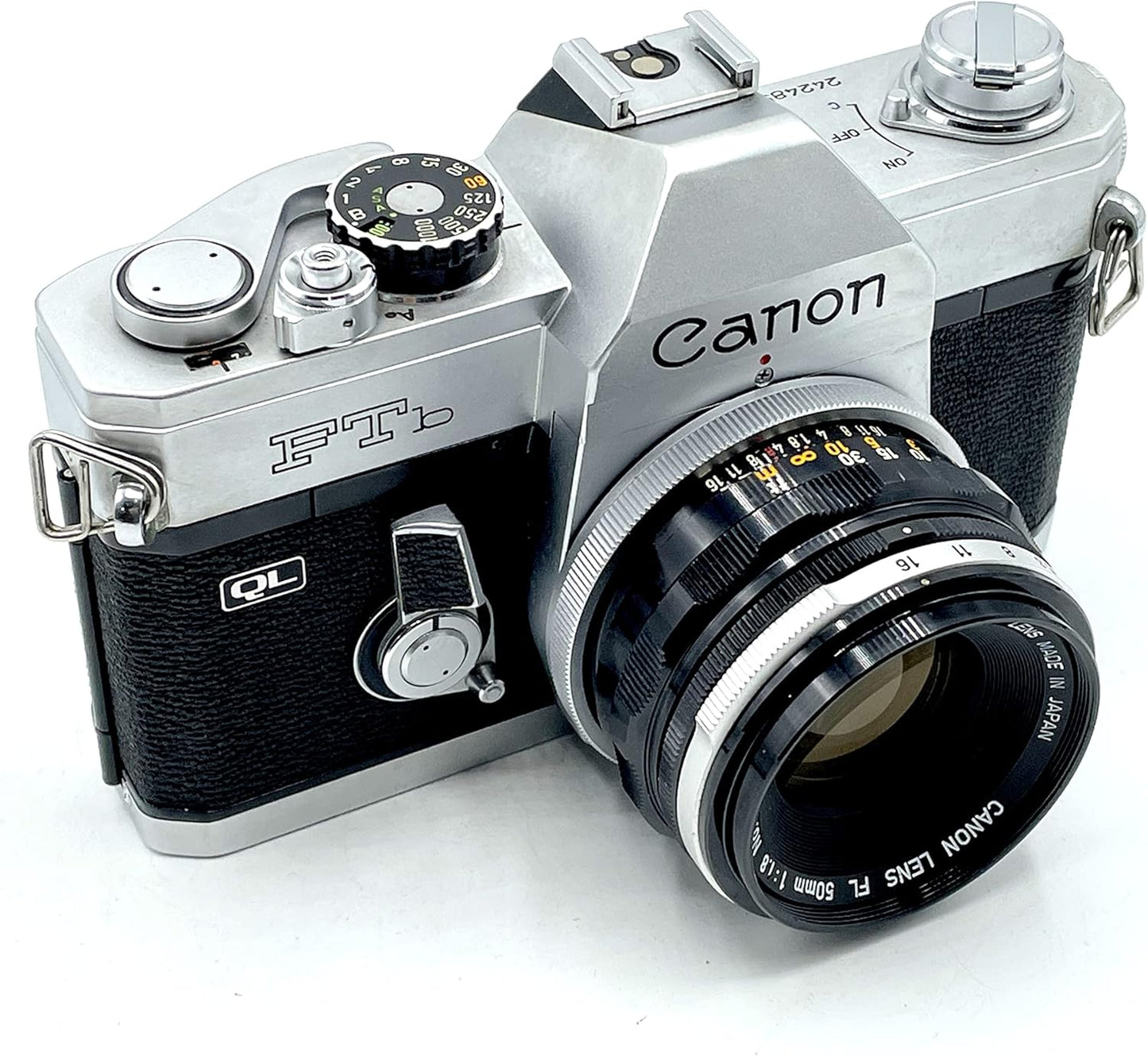 Canon FTb-QL Manual Focus SLR Camera 50mm f/1.8 Lens (Renewed)