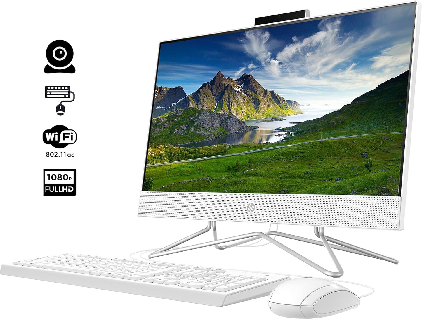HP 22-df0224 21.5" FHD All-in-One Desktop