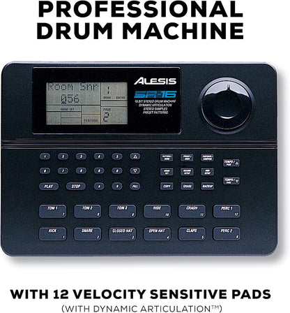 Alesis SR16 Studio Drum Machine with Effects and Sounds