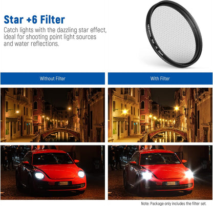 NEEWER 55mm ND+CPL Effect Filter Set Phone Lens