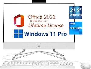 HP 22-dd0224322t 21.5" All-in-One Desktop Office 2021