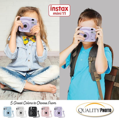 Fujifilm Mini 11 Lilac Purple Instant Camera Bundle