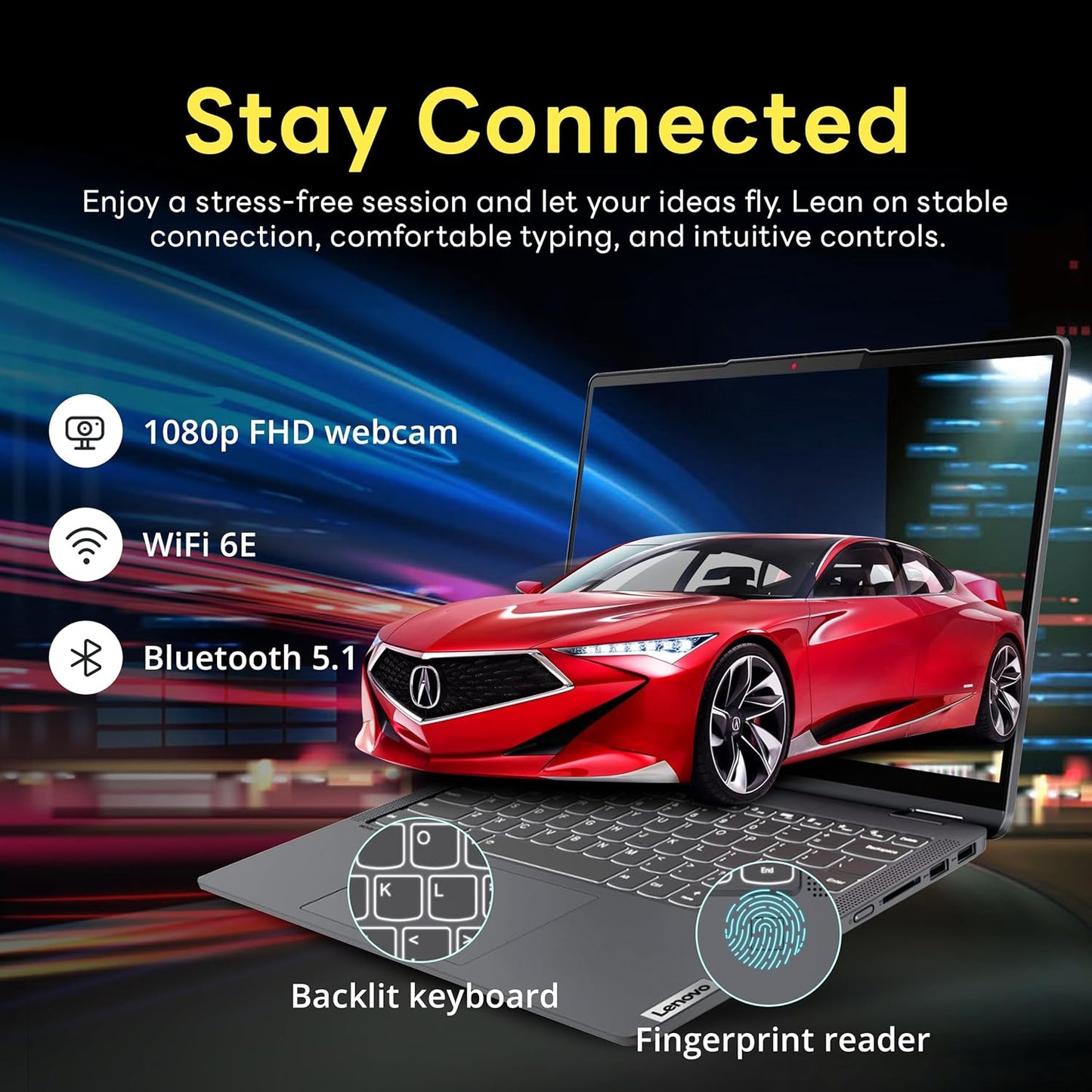 Lenovo Lenovo Flex 5i IdeaPad Flex 5i: i3-1215U, 416GB Storage, Touchscreen Laptop