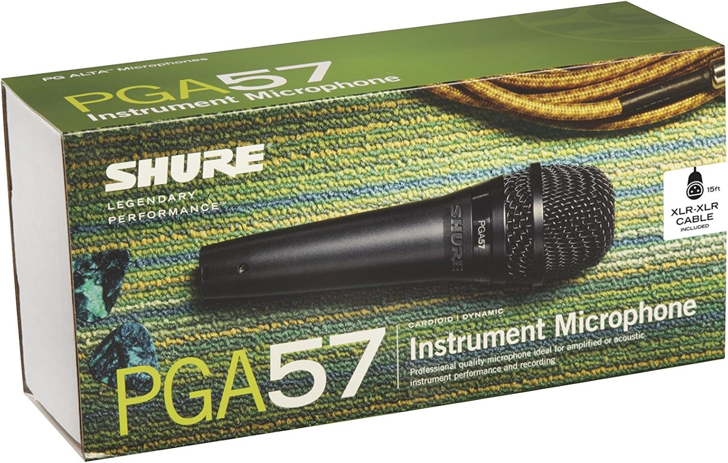 Shure PGA57-XLR Dynamic Instrument Microphone XLR Cable