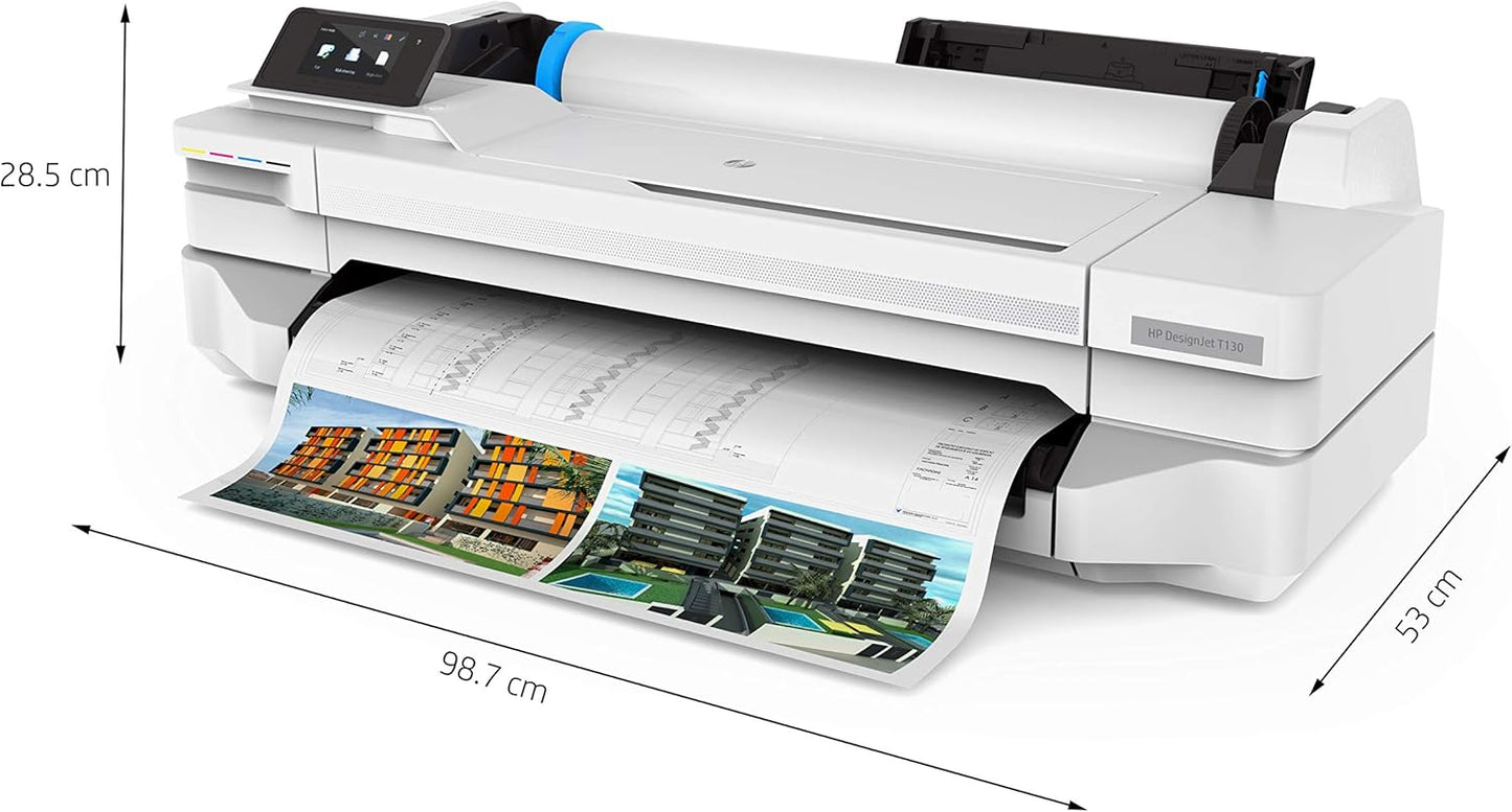 HP 5ZY58A DesignJet T130 24-in Large Format Printer