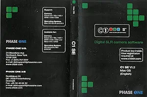 Phase One Capture One C1 SE v1.2 Digital Camera Software — main product image