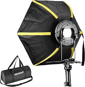 Neewer 10087771 20" Hexagonal Softbox Speedlight Diffuser