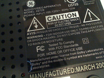 GE 22729 Digital to Analog TV Converter Box