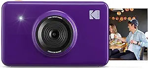 Polaroid KODMSAMZPR Kodak Mini Shot Purple Camera Tote Bag