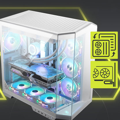 MSI PANO100LPZWHT MAG PC Case White
