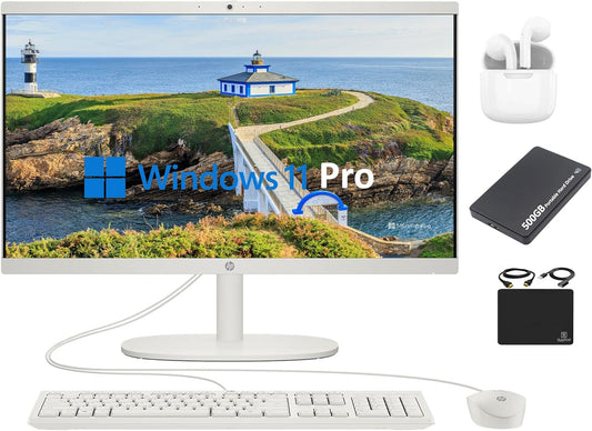 HP HP 2024 All-in-One Desktop 21.5" FHD Celeron 512GB SSD