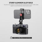 Neewer PA001 Metal Phone Tripod Mount with Cold Shoe