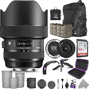 Sigma KM0960 14-24mm f/2.8 Nikon F Lens Bundle