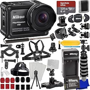 Nikon KeyMission 170 4K Action Camera Bundle — main product image