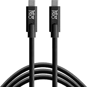 Tether Tools CUC06-BLK TetherPro USB-C to USB-C 6' Cable