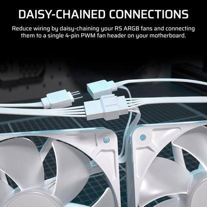 Corsair CW-9060094-WW Nautilus 240 RS ARGB Liquid CPU Cooler White
