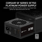Corsair CP-9020284-NA SF750 80+ Platinum ATX 3.0 PSU