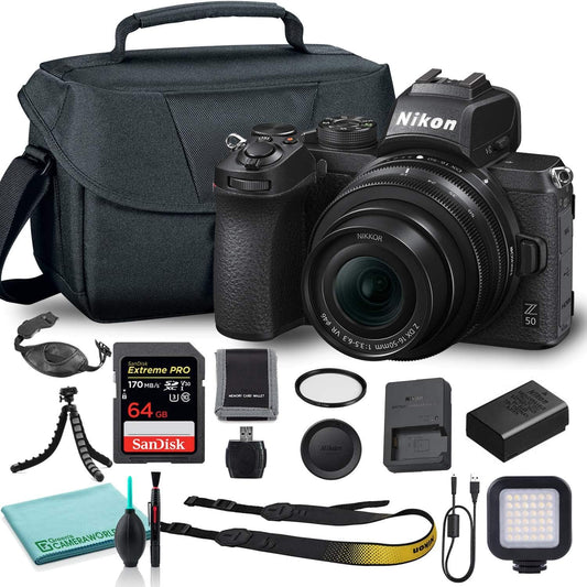 Nikon 1633 Z50 Mirrorless Camera 16-50mm Bundle (Renewed)