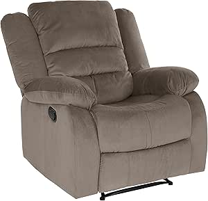 Lexicon 194840123606 Azrael Chocolate Fabric Reclining Chair