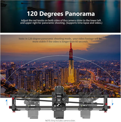 Neewer ER1-80 31.5" Motorized Camera Slider with App Control