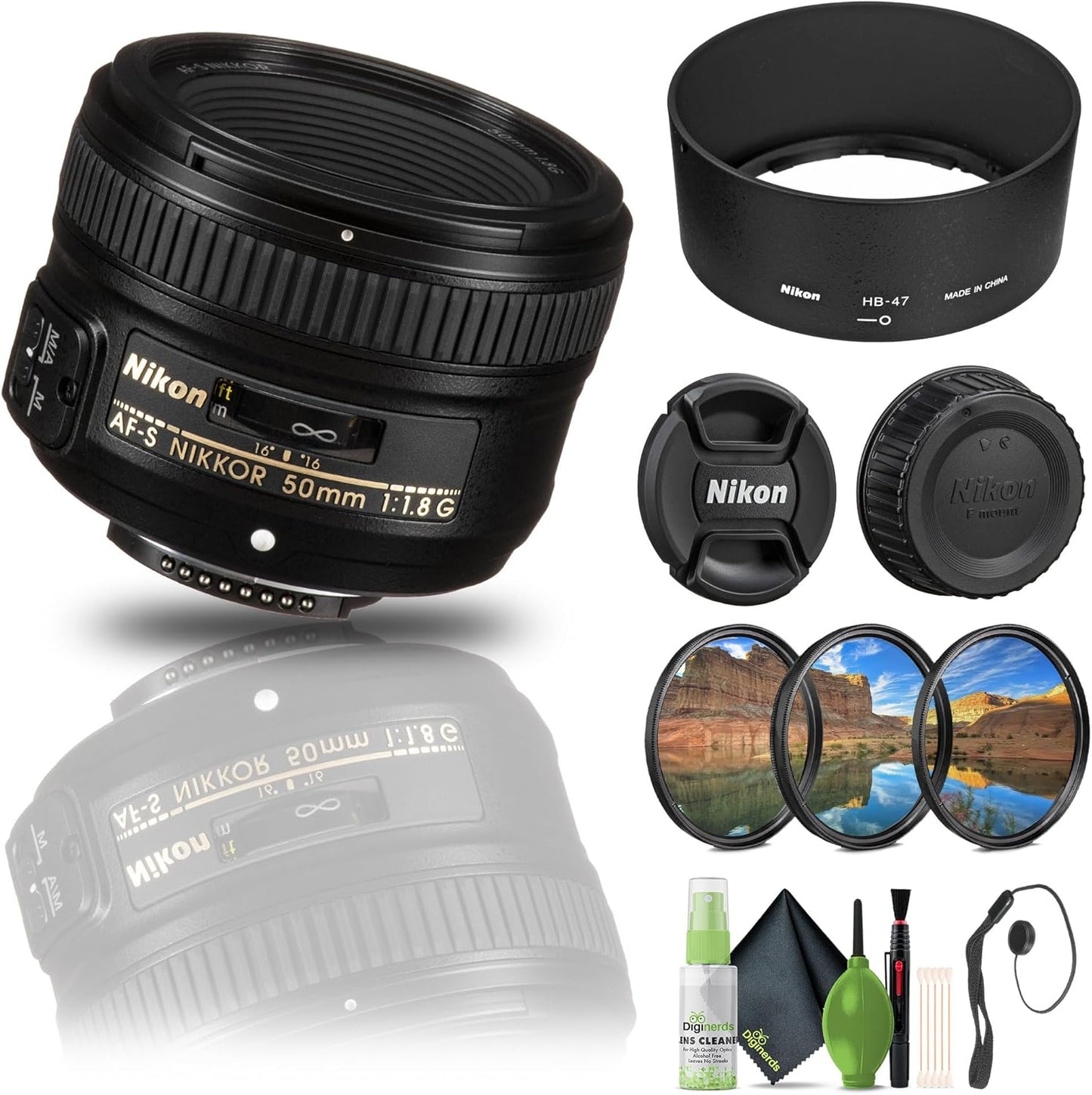 Nikon 2199 AF-S 50mm f/1.8G Prime Lens