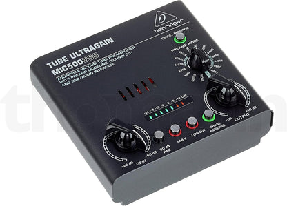 Behringer MIC500USB Vacuum Tube Preamplifier with USB Interface