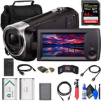 Sony HDR-CX405 Handycam HD Camcorder Bundle (Renewed)