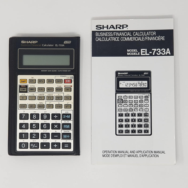 Sharp EL-738C Financial Calculator — main product image