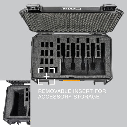 Pelican Vault Pre-Cut Foam Pistol Case - Rugged & Secure