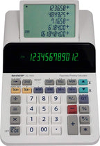 Sharp 8541735555 El-1501 Compact Cordless Paperless Printing Calculator
