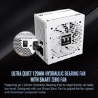 Thermaltake TPD-850AH2FXG-3 850W Snow White ATX 3.1 Power Supply