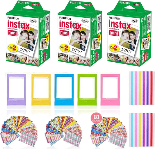 Fujifilm 4896358 Instax Mini Film 60 Sheets Bundle