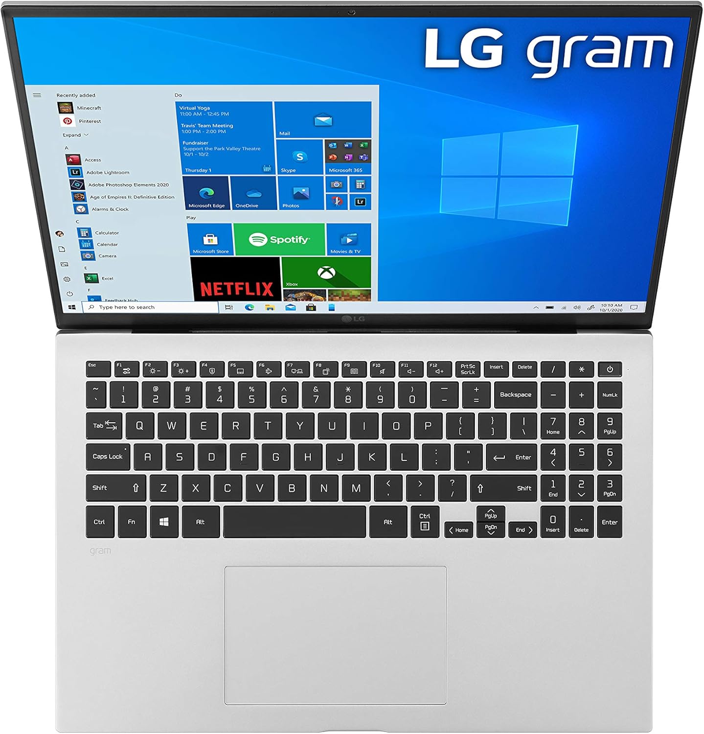 LG 16Z90P-K.AAS8U1 gram 16-inch Ultra-Lightweight Laptop