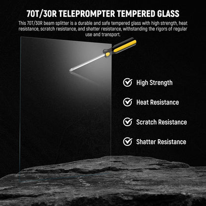 Neewer 33000066 14 inch DIY Teleprompter Glass