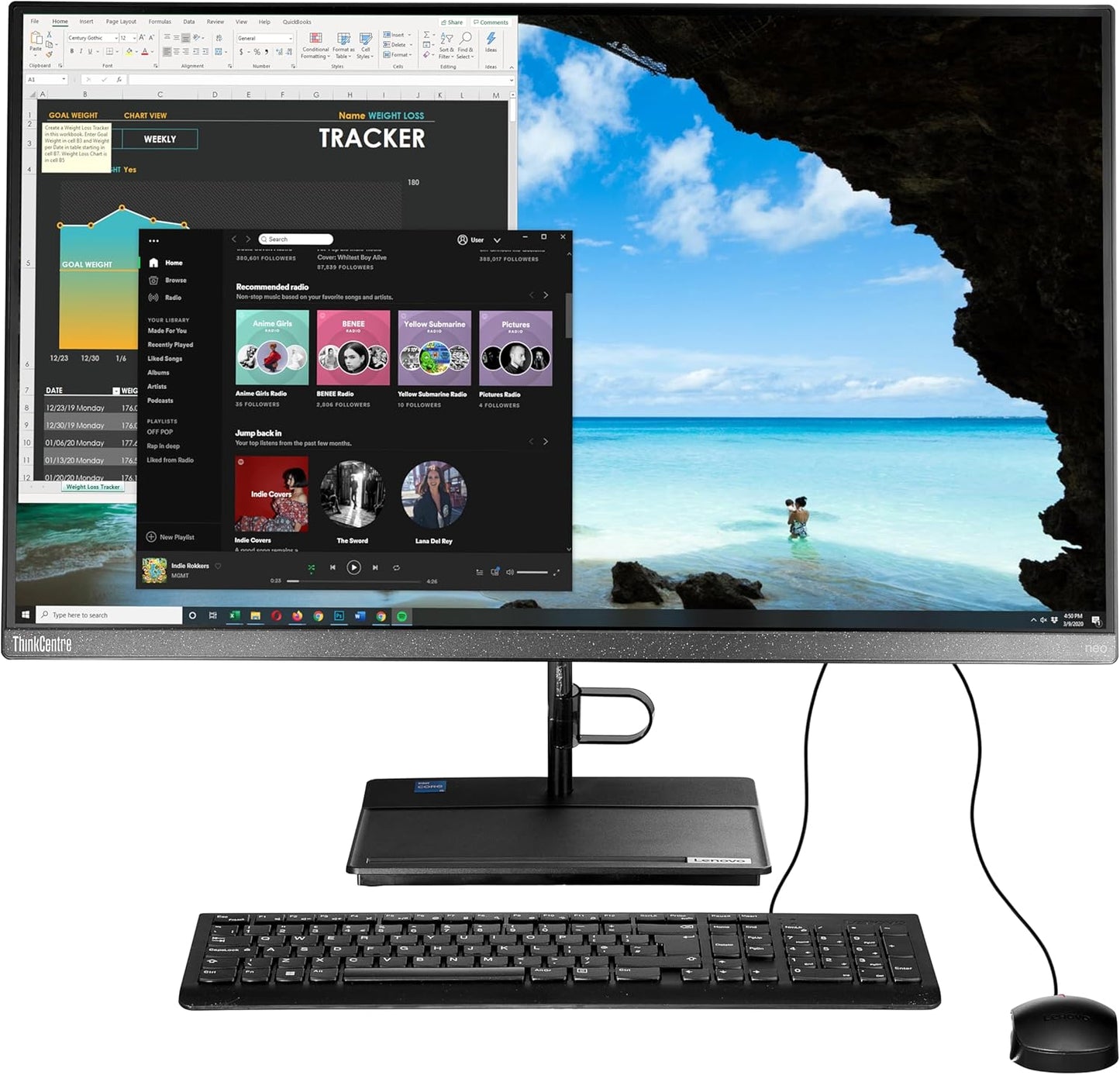 Lenovo Neo30A 27" AIO i5 Desktop, 32GB RAM