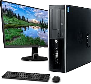 HP Compaq Elite 6300 SFF i5 Desktop PC 16GB 256GB SSD Renewed