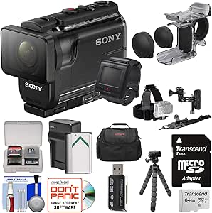Sony K-94002-20 Action Cam HDR-AS50R Remote 64GB Bundle
