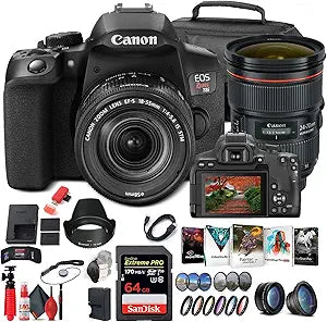 Canon 3924C002 EOS Rebel T8i DSLR 18-55mm Lens Bundle