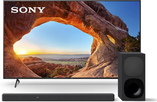 Sony X85J 85 Inch 4K UHD Google TV with Dolby Atmos Soundbar (2021)