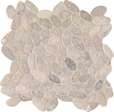 MSI SMOT-PEB Stone Sliced Pebble Ash Tumbled Tile